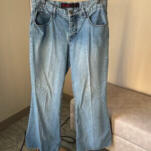 Vintage Mudd Low Rise Boot Cut Flare Leg Denim Jeans Size 13 Y2K
